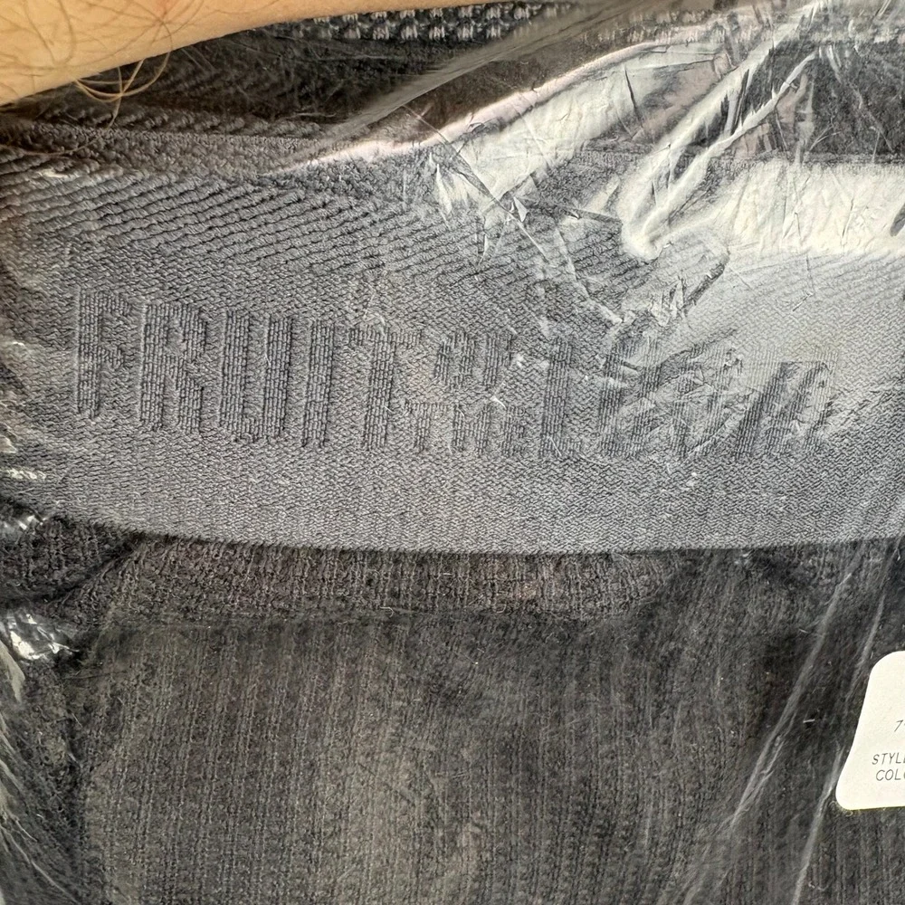 Fruit of the Loom Mens Thermal Bottoms 2-Pack Black Greystone Large 61253250566